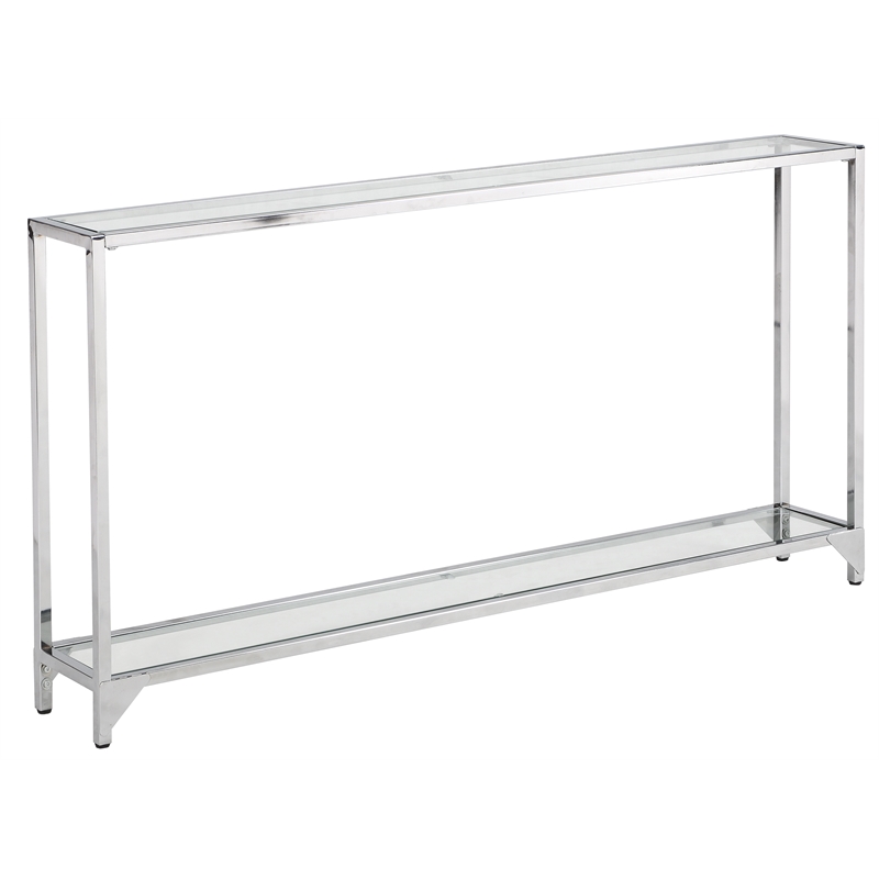 Carolina Classics Graydon Chrome Slim Console in Chrome