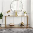 Carolina Classics Graydon Gold Slim Console in Gold