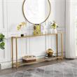 Carolina Classics Graydon Gold Slim Console in Gold