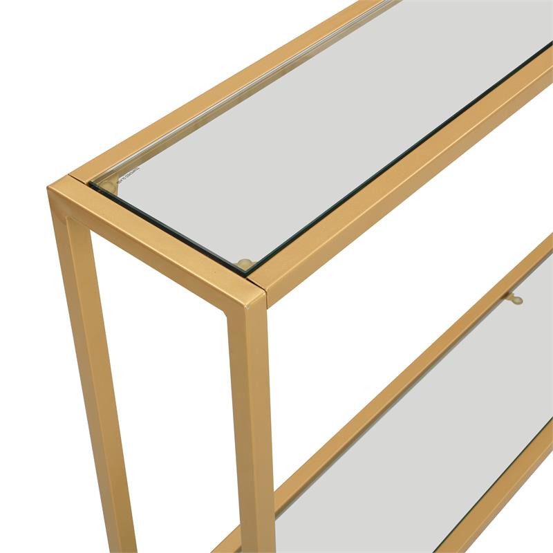 Carolina Classics Graydon Gold Slim Console in Gold