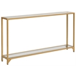 Carolina Classics Graydon Gold Slim Console in Gold