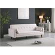 Carolina Classics  Evelina Convertible Sleeper Sofa with Pillows in Beige