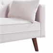 Carolina Classics  Evelina Convertible Sleeper Sofa with Pillows in Beige