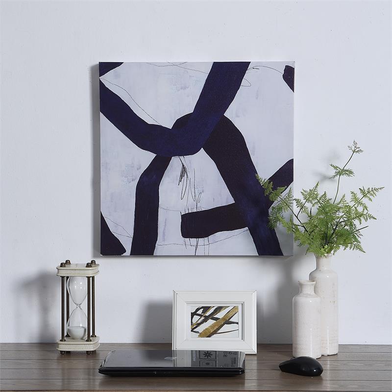 Carolina Classics Set of 2 Abstract Wall Art in Blue