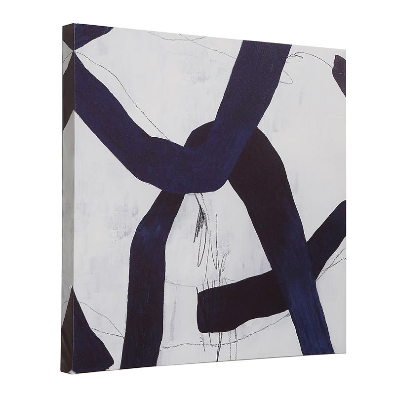 Carolina Classics Set of 2 Abstract Wall Art in Blue