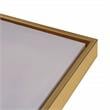 Carolina Classics Cityscape Abstract Wall Art 36 x 47 with Gold Frame in Teal