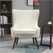 Carolina Classics Claudie Wing Back Accent Chair in Beige