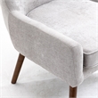 Carolina Classics Claudie Wing Back Accent Chair in Gray