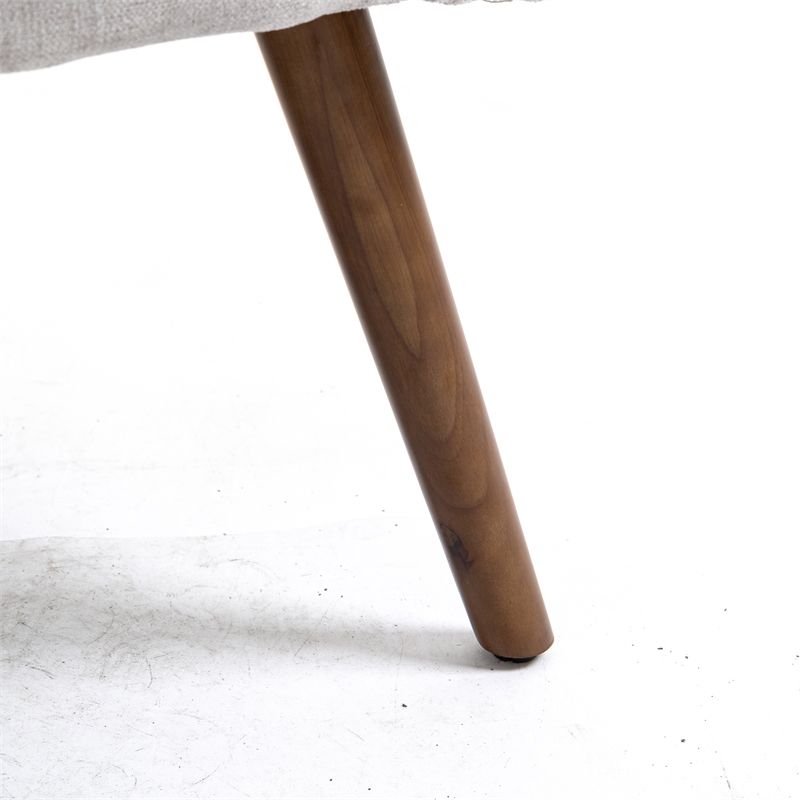 Carolina Classics Claudie Wing Back Accent Chair in Gray