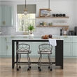 Carolina Classics Diana X-Back Vanity Bench with Casters in Chrome