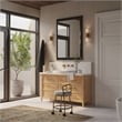 Carolina Classics Diana X-Back Vanity Bench with Casters in Gold