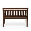 Carolina Classics Belmont Outdoor RTA Wooden Bench in Elm