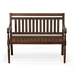 Carolina Classics Belmont Outdoor RTA Wooden Bench in Elm