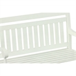 Carolina Classics Belmont Outdoor RTA Wooden Bench in White