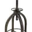 Carolina Classics Mason Adjustable Stool in Natural Driftwood/Aged Iron