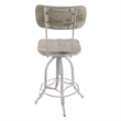 Carolina Classics Mason Adjustable Stool in Whitewash