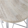 Carolina Classics Illona 24 Inch Counter Height Stool in Whitewash Set of 2