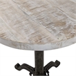 Carolina Classics Colton Adjustable Vintage Table in Natural Driftwood/Aged Iron