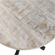 Carolina Classics Colton Adjustable Vintage Table in Natural Driftwood/Aged Iron