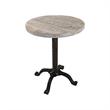 Carolina Classics Colton Adjustable Vintage Table in Natural Driftwood/Aged Iron
