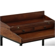 Carolina Classics Raleigh Rustic Top RTA Writing Desk in Chestnut/Black