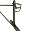 Carolina Classics Brio Sit or Stand Adjustable Desk in Driftwood/Aged Iron