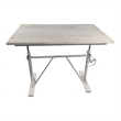 Carolina Classics Brio Sit or Stand Adjustable Desk in Whitewash