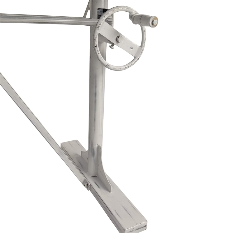 Carolina Classics Brio Sit or Stand Adjustable Desk in Whitewash