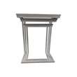 Carolina Classics Addison Nesting Table Set in Whitewash