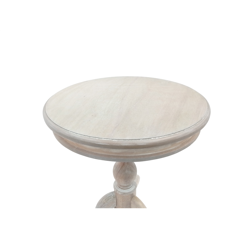 Carolina Classics  Gilda Side Table in Natural Driftwood