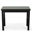 Carolina Classics Waverly Wood Bar Table with Rectangle Top in Antique Black
