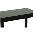 Carolina Classics Waverly Wood Bar Table with Rectangle Top in Antique Black