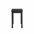 Carolina Classics Waverly Wood Bar Table with Rectangle Top in Antique Black
