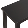 Carolina Classics Waverly Wood Bar Table with Rectangle Top in Antique Black