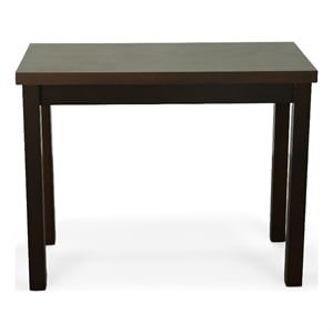 Carolina Classics  Waverly Thick Top Bar Table in Espresso