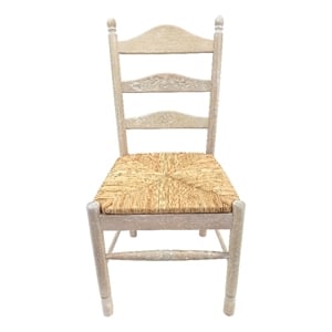 Carolina Classics Vera 18&quot Wood Dining Chair in Natural Driftwood Brown