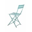Carolina Classics  Set of 2 Folding Metal Bistro Chair in Teal