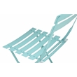 Carolina Classics  Set of 2 Folding Metal Bistro Chair in Teal