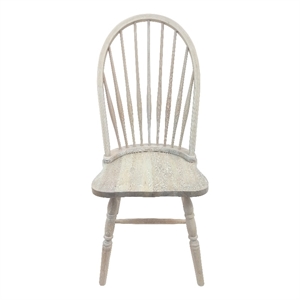 Carolina Classics Windsor 18.13&quot Wood Dining Chair in Natural Driftwood Brown