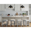 Carolina Classics  Set of 2 Tristan Backless Counter Stool in Antique White