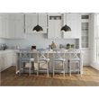Carolina Classics  Set of 2 Taylor X-Back Counter Stools in Antique White