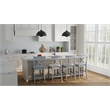 Carolina Classics  Set of 2 Taylor X-Back Counter Stools in Antique White