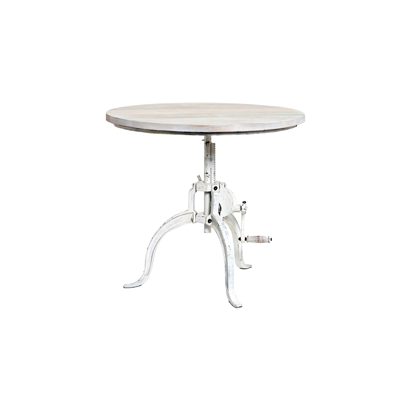 Carolina Classics  Riley Adjustable Hi-Lo Coffee Table in Whitewash