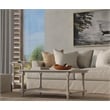 Carolina Classics Chesterfield Wood & Cane Coffee Table in Whitewash