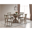 Carolina Classics Diana Wood Dining Table with Trestle Base in Vintage Walnut