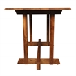Carolina Classics Acacia Wood Dining Table in Honey Gold Brown