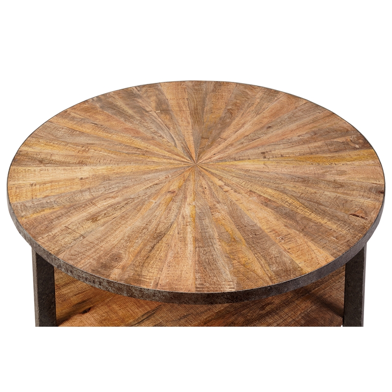 Chelsea Round Coffee Table - Natural