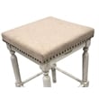 Biltmore Saddle Barstool - Set of 2 - Sand - Beige Upholstery