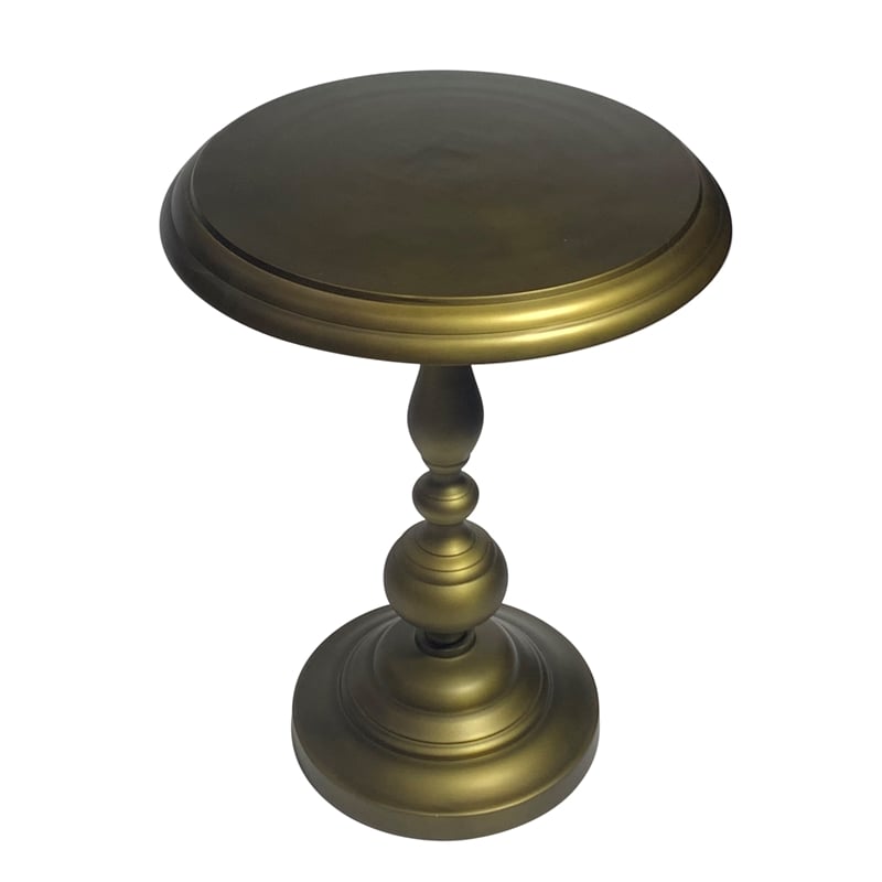 Pearson Metal Accent Table - Antique Brass