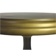 Pearson Metal Accent Table - Antique Brass